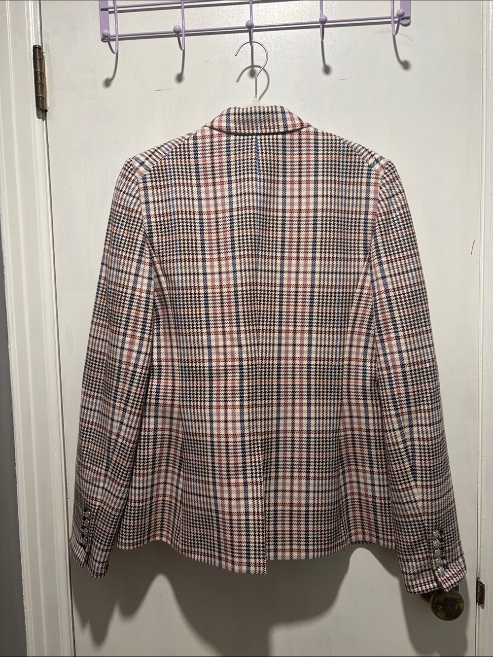 VERONICA BEARD Fuller plaid single breasted Dickey blazer - Picture 9 of 11